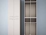 Шкаф гардеробный (для раздевалки) (800х400х2000)