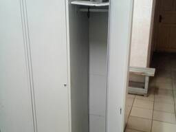 Шкаф гардеробный металлический с 2 отделениями