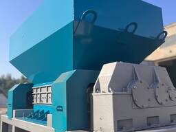 Шредер двухвальный промышленный для древесины, палет, отходов мебельного производства