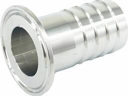 Штуцер CLAMP под рукав DN15-DN200 нерж. AISI 316