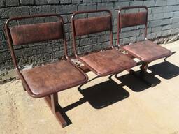 Скамья 2,3,4-секционная с мягкими сиденьями "Рондо-2,3,4"