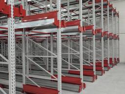 Складские паллетные стеллажи; автоматизированные шаттлы