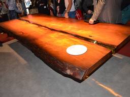 Слэб из дерева (столешница) с подстольем и без