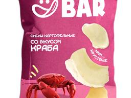 Снеки картоф. "SNACK BAR"(краб)70г