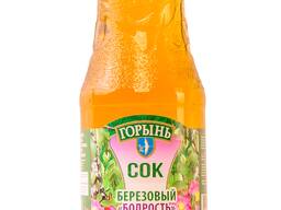 Сок березовый "Бодрость" (с настоем шиповника) с сахаром 1,0