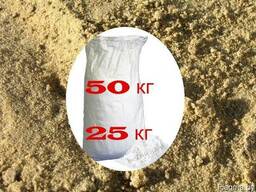 Песчано-солевая смесь (пескосоль, смесь для дорог) в мешке
