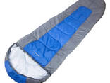 Спальный мешок Acamper Bergen 300г/м2 (gray-blue) - фото 2