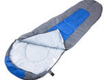 Спальный мешок Acamper Bergen 300г/м2 (gray-blue) - фото 3