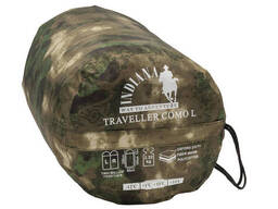 Спальный мешок Indiana Traveller Camo R-zip (камуфляж)