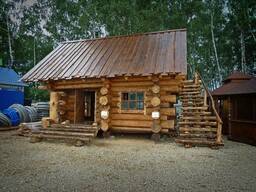 Сруб из лиственницы .