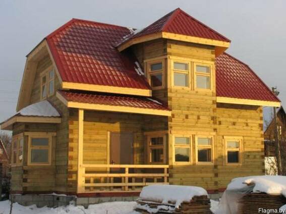 Срубы из бруса любой сложности
