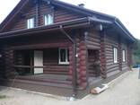 Срубы: дом, баня, беседка, садовая мебель - фото 1