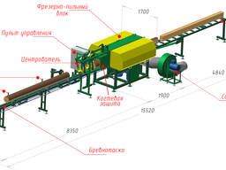 Станок переработки тонкомера УПТ-250М в наличии Минск