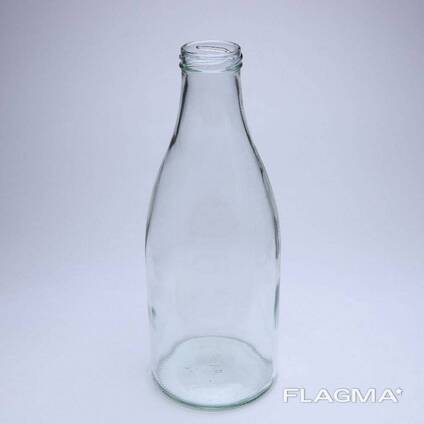 Стеклянная бутылка 1,0 л. (1 000 мл. ) тв (43) К-127
