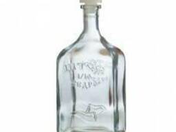 Стеклянная бутылка Штоф, 1200 мл, пробка