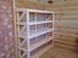 Стеллаж деревянный - фото 2