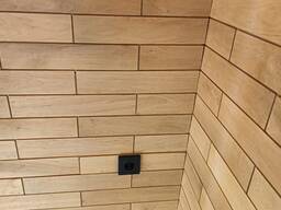 Стеновой паркет из ольхи для внутренней и внешней отделки