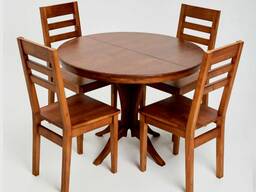 Стол круглый Кадрус из массива дуба