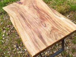 Стол лофт из слэба карагача