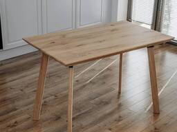 Стол обеденный из массива дуба, прямоугольный 1100 х 650