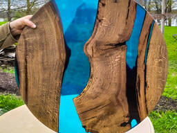 Стол-река, стол-море, лофт массив по заказ