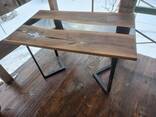 Стол" Река" Лофт. Слэб. Смола эпоксидная. - фото 1