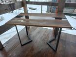 Стол" Река" Лофт. Слэб. Смола эпоксидная. - фото 3