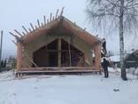 Строительство каркасных домов , бань из бруса под ключ - фото 1