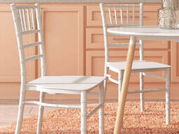 Стул Chiavari (Кьявари) пластик белый