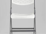 Стул складной банкетный COMB белый - фото 2