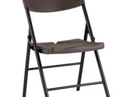 Стул складной банкетный коричневый под дерево