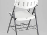 Стул складной банкетный со столиком и полкой - фото 2