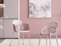 Стул Stool Group Takeo пластик нежно-розовый