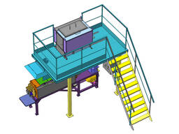 Ступеньки площадки для технологического оборудования