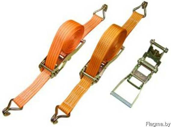 Стяжной ремень СРД для крепления груза 5,0т длинна любая