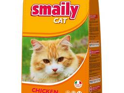 Сухой корм Smily для кошек с курицей, 2 кг