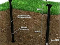 Свайно-винтовой фундамент любой сложности.