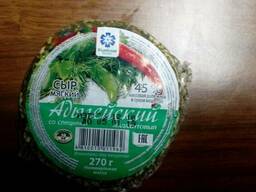 Сыр Адыгейский Малахитовый 270 гр. мжд 45%