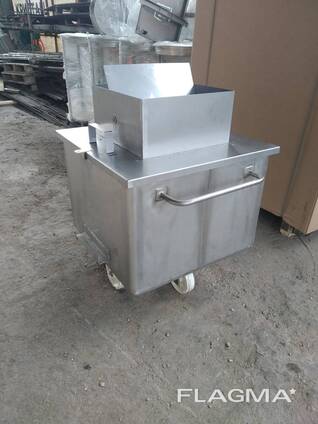 Китаянка 200л с закрытой крышкой для конфиската, рикша для ветеринарного конфиската