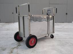 Тележка с весами для телят, коз, овец.