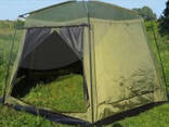Шатер, тент палатка с москитной сеткой и шторками (430х430х235см), арт. Lanyu 1629 - фото 4