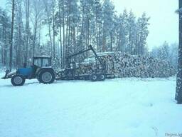 Транспортировка леса лесовозом с гидроманипулятором