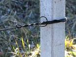 Трос шпалерный для сада металл и пвх - фото 1