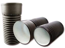 Труба гофрированная двухслойная из ПНД Ø160-1000мм