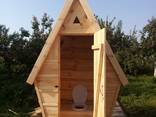 Туалет дачный деревянный(ДОСТАВКА)