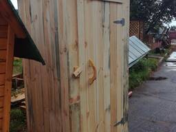 Туалет деревянный