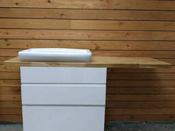 Тумба в ванную комнату по индивидуальному размеру. Столешница дуб.