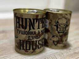 Тушенка из мяса дичи