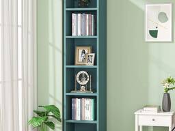 Угловой книжный шкаф ЛОФТ FL-55 Синий