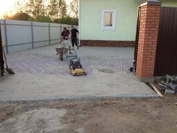 Укладка тротуарной плитки